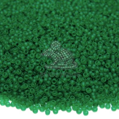 MIYUKI Seed Beads 9146F Matte Transparent Green beads mouse