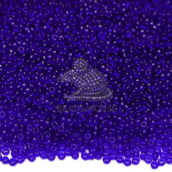 MIYUKI Seed Beads 9151 Transparent Cobalt beads mouse