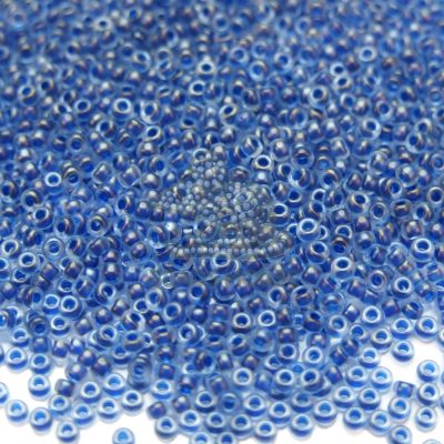 MIYUKI Seed Beads 91928 Blue Lined Crystal Luster beads mouse