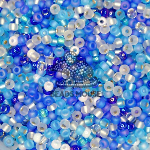 MIYUKI Seed Beads Blue MIX beadsmouse.co.uk