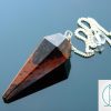 Mahogany Obsidian Pendulum Natural Gemstone for Dowsing Scrying Divination Meditation Michael's UK Jewellery