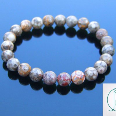 Maifan Stone Natural Gemstone Bracelet 6-9'' Elasticated Michael's UK Jewellery