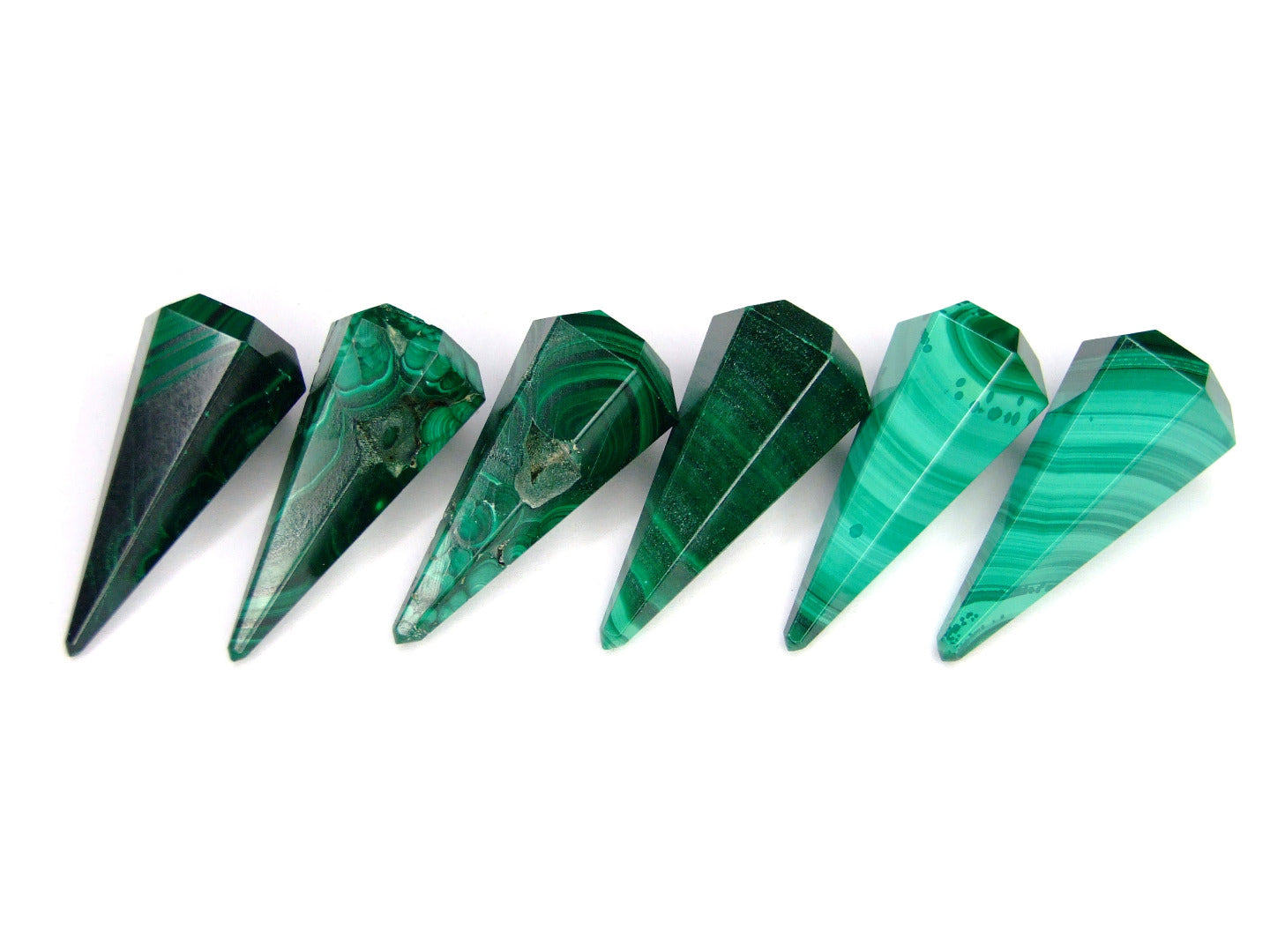 Malachite Natural Gemstone Pendulum Necklace Michael's UK Jewellery