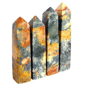 Maligano Jasper Tower Polished Natural Gemstone Crystal Obelisk Michael's UK Jewellery