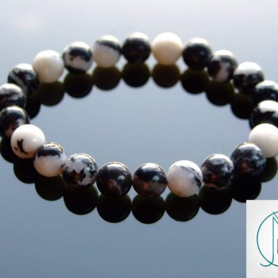 Mexican Jasper Natural Gemstone Bracelet 6-9'' Elasticated Michael's UK Jewellery