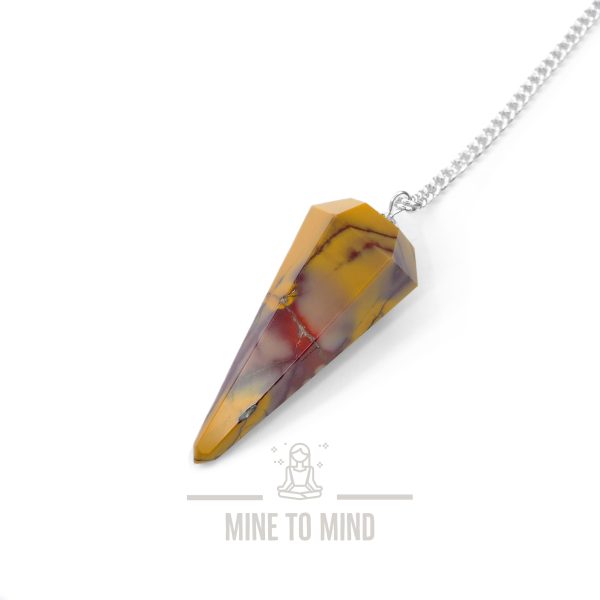 Mookaite Pendulum Gemstone for Dowsing Divination Wicca