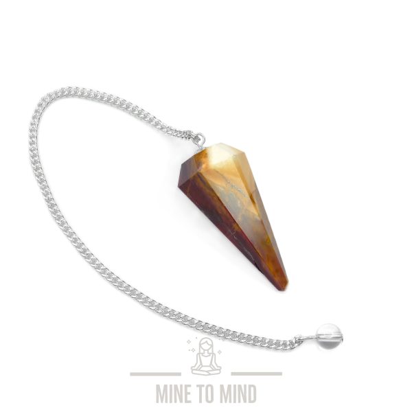 Mookaite Pendulum Gemstone for Dowsing Divination Wicca - Image 2