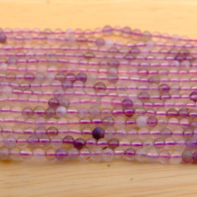 Multi Fluorite Natural Gemstone Round Beads 2mm Strand (Approx. 180 Beads) Michael's UK Jewellery