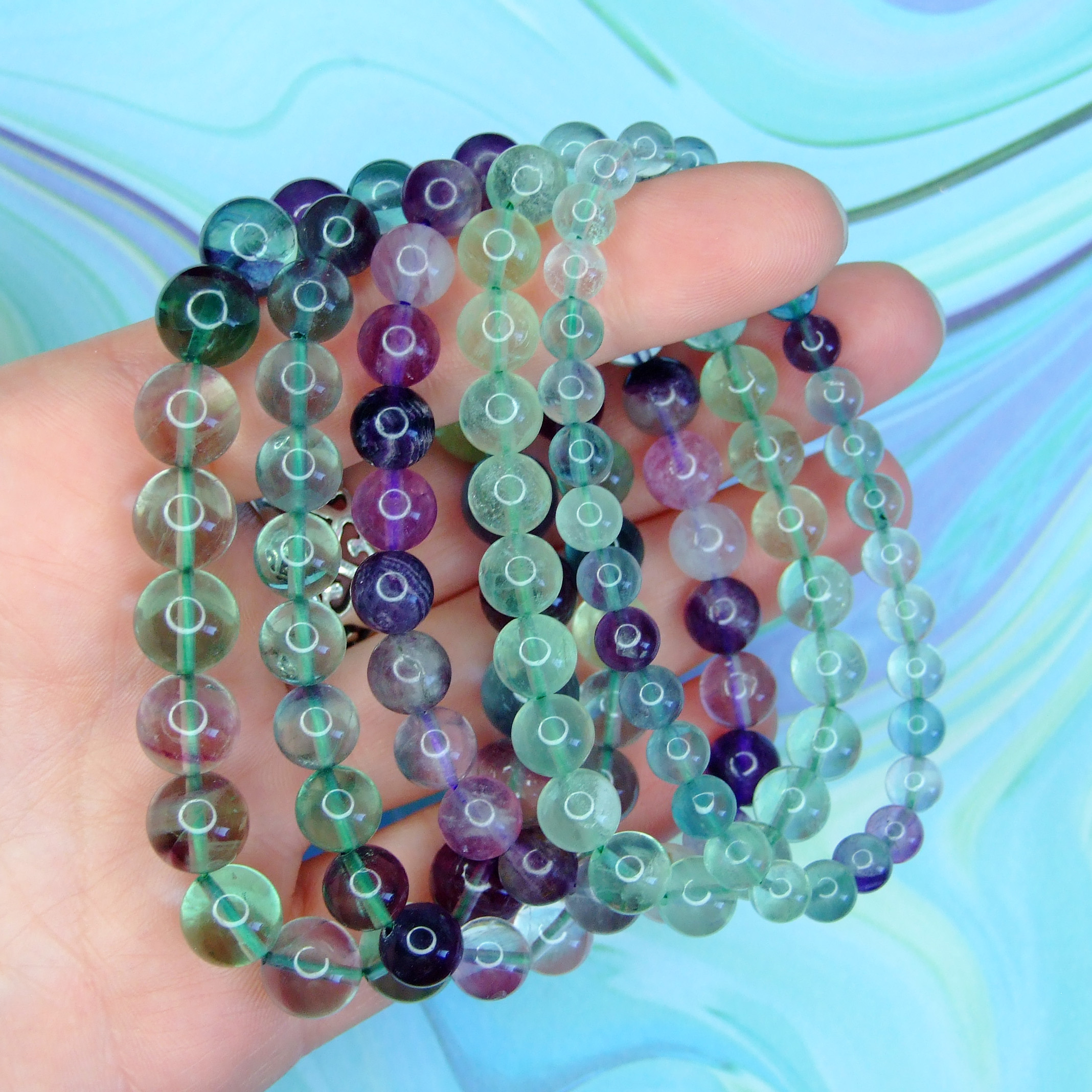 Multifluorite Bracelets minetomind beadsmouse.co.uk 02