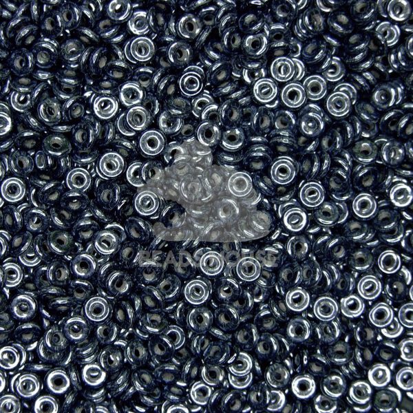 O Beads O-Ring 3.8x1mm Hematite L23980 beads mouse
