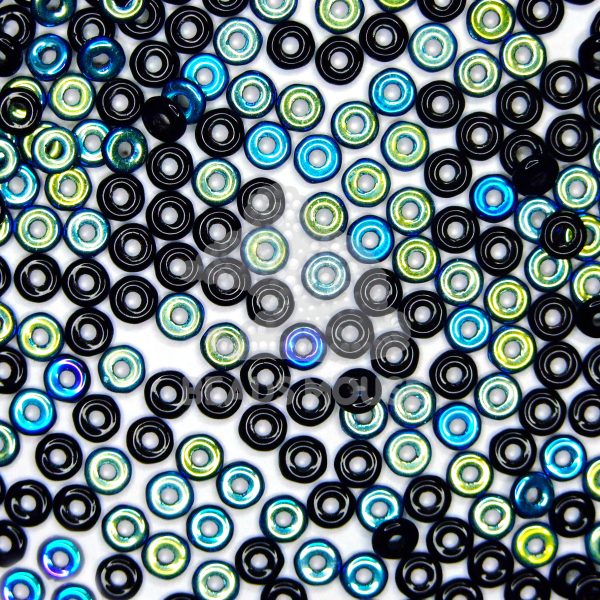 5g O Beads O-Ring 3.8x1mm Jet AB