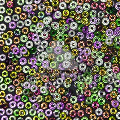 O Beads O-Ring 3.8x1mm Magic Line Violet Green 95000CR beads mouse