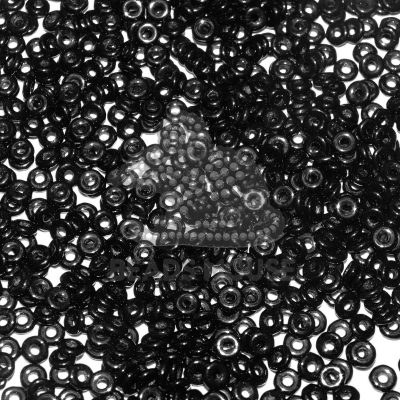 O Beads O-Ring 3.8x1mm Opaque Jet Black 23980 beads mouse