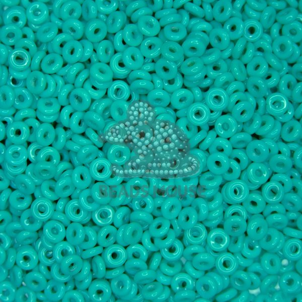 O Beads O-Ring 3.8x1mm Opaque Turquoise 63130 beads mouse