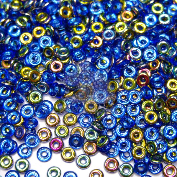 5g O Beads O-Ring 3.8x1mm Sapphire Vitrail