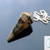Ocean Jasper Pendulum Natural Gemstone for Dowsing Scrying Divination Meditation Michael's UK Jewellery