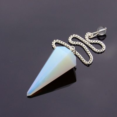 Opalite Pendulum Manmade Gemstone for Dowsing Scrying Divination Meditation Michael's UK Jewellery