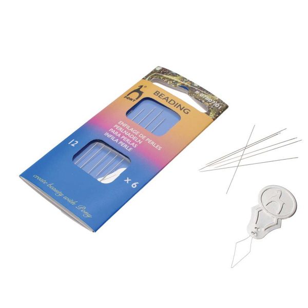 Pony Beading Needles Pack of 6 Sizes 12 - Image 2