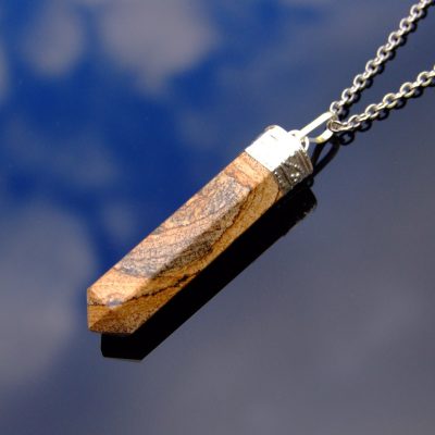 Picture Jasper Hexa Point Pendant Necklace Michael's UK Jewellery