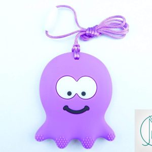 Purple Octopus Pendant Teething Necklace Michael's UK Jewellery