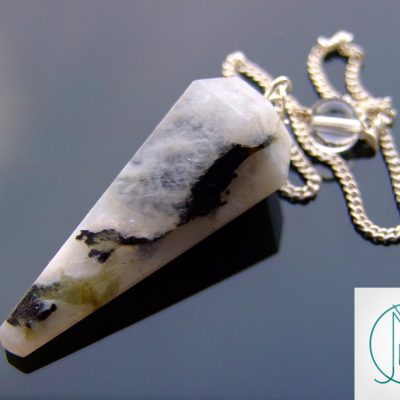Rainbow Moonstone Pendulum Natural Gemstone for Dowsing Scrying Divination Meditation Michael's UK Jewellery