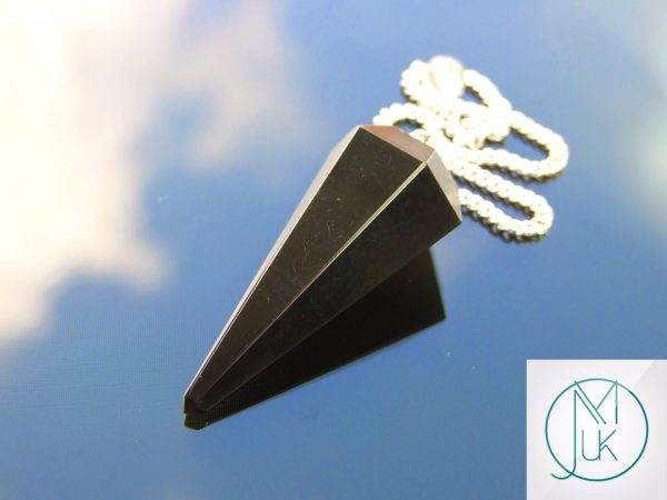 Rainbow Obsidian Pendulum Natural Gemstone for Dowsing Scrying Divination Meditation Michael's UK Jewellery