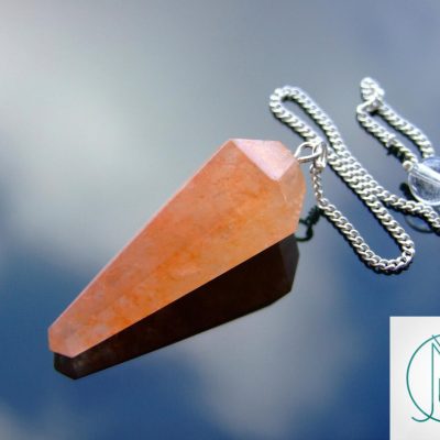 Red Aventurine Pendulum Natural Gemstone for Dowsing Scrying Divination Meditation Michael's UK Jewellery