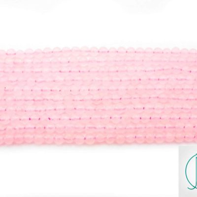 Rose Quartz Natural Gemstone Round Beads 2mm strand (approx. 180 beads) Michael's UK Jewellery