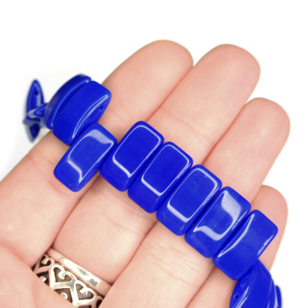 15x Carrier Beads 9x17mm Royal Blue