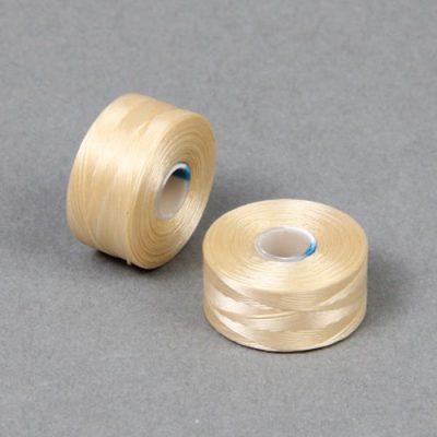 S-Lon AA Thread CREAM DARK Beading Thread TEX35 BEADS MOUSE