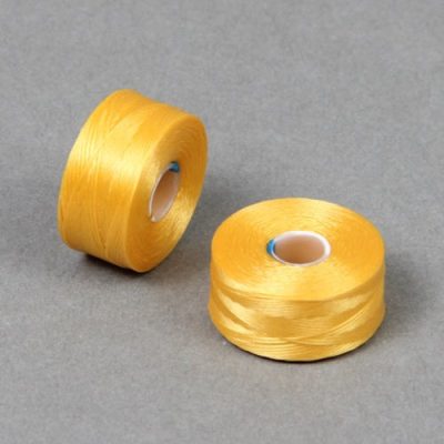 S-Lon D Thread GOLDEN YELLOW Beading Thread TEX45 BEADS MOUSE