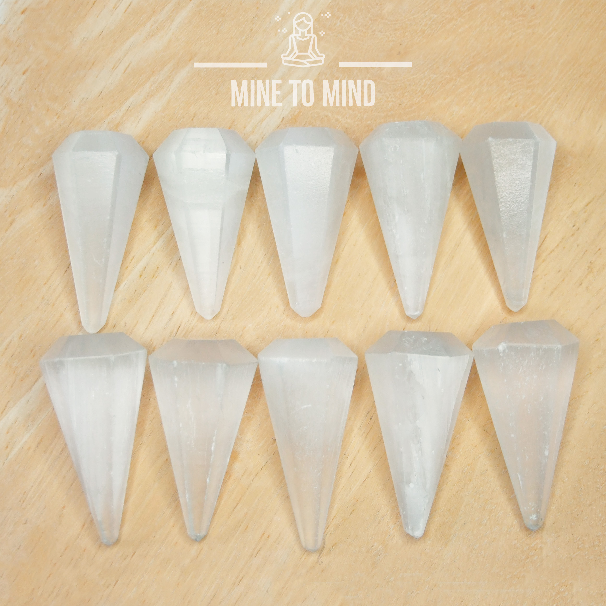 Pendulum Selenite Necklace – Selenite Jewellery