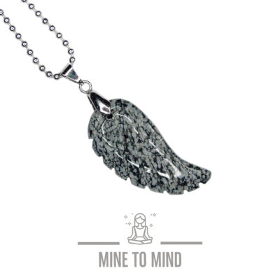 Snowflake Obsidian Angel wing minetomind.com
