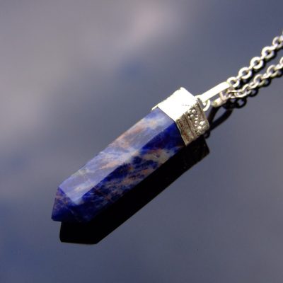 Sodalite Hexa Point Pendant Necklace Michael's UK Jewellery