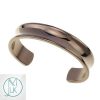 Stainless Steel Open End Cuff Rose Gold Michael's UK Jewellery