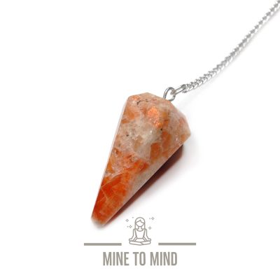 Sunstone Gemstone Pendulum