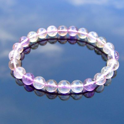 Super 7 Natural Gemstone Bracelet 6-9'' Elasticated Michael's UK Jewellery
