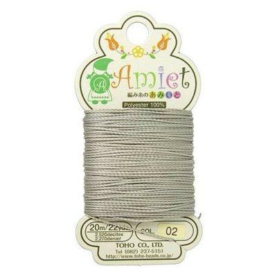 TOHO Amiet Beading Thread Gray 20 Meters/22 Yards Michael's UK Jewellery