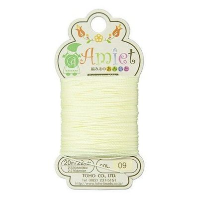 TOHO Amiet Beading Thread Jonquil 20 Meters/22 Yards Michael's UK Jewellery