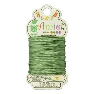 TOHO Amiet Beading Thread Olive 20 Meters/22 Yards Michael's UK Jewellery