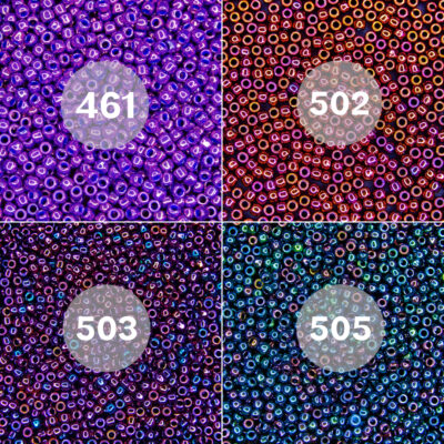 TOHO Beads Higher Metallic 461 502 503 505 6/0