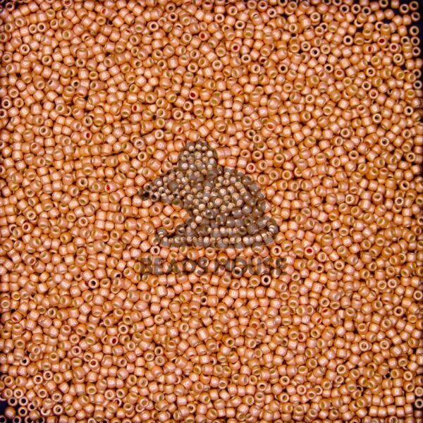 TOHO Beads PF551F PermaFinish Galvanized Matte Rose Gold beadsmouse.co.uk