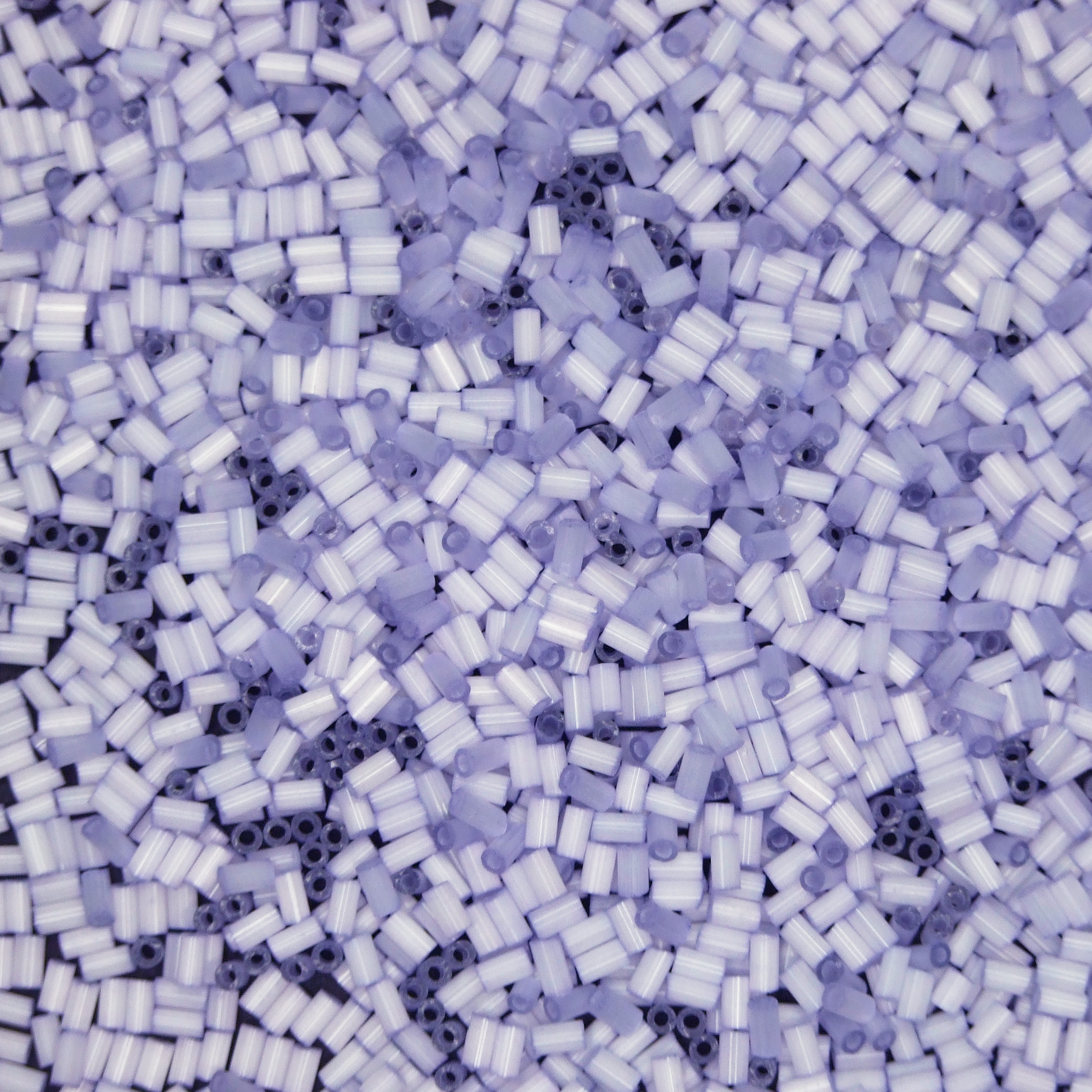 TOHO Bugle Seed Beads 1447 Satin Lilac 3mm beads mouse