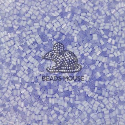 TOHO Bugle Seed Beads 1447 Satin Lilac 3mm beads mouse