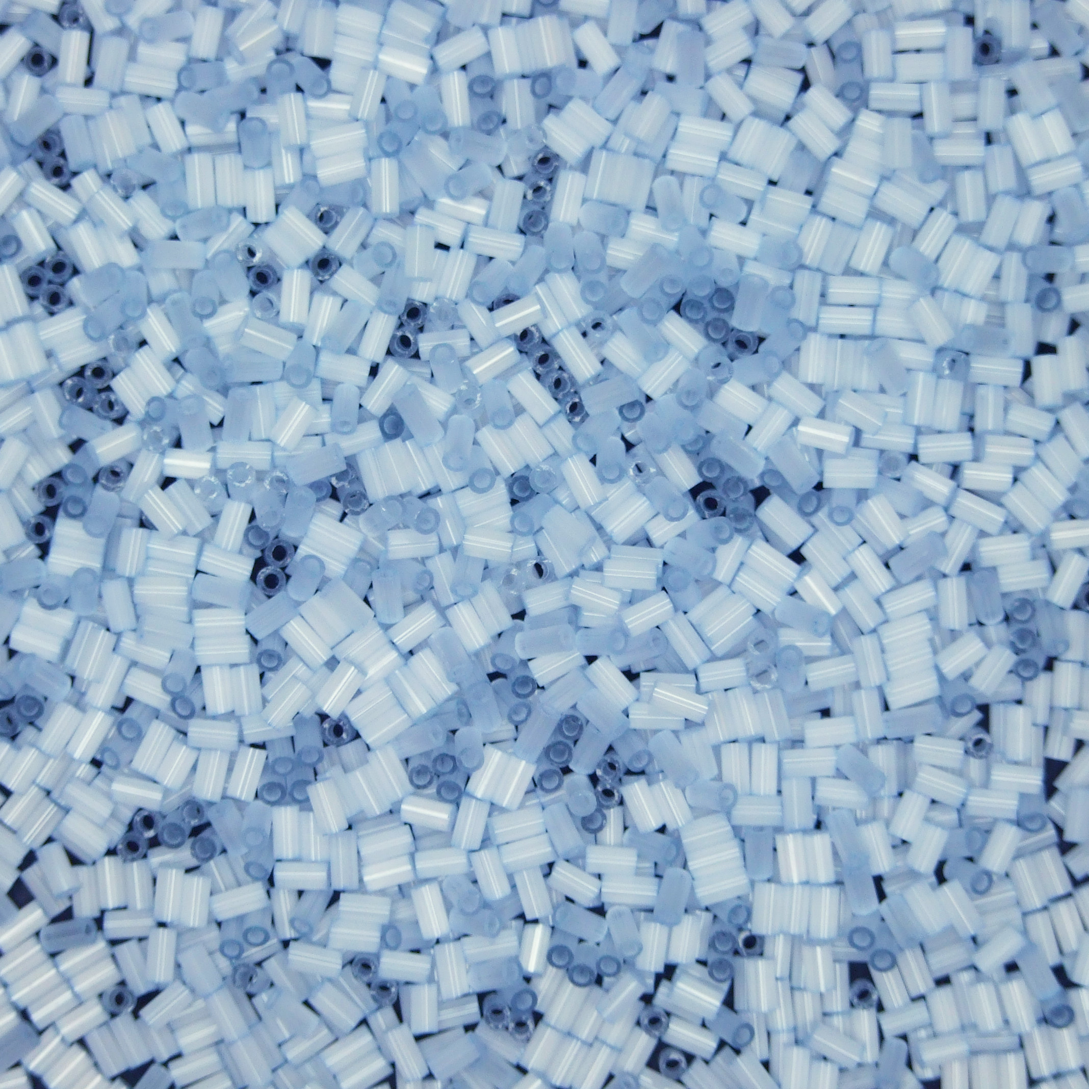 TOHO Bugle Seed Beads 1452 Satin Blue 3mm beads mouse