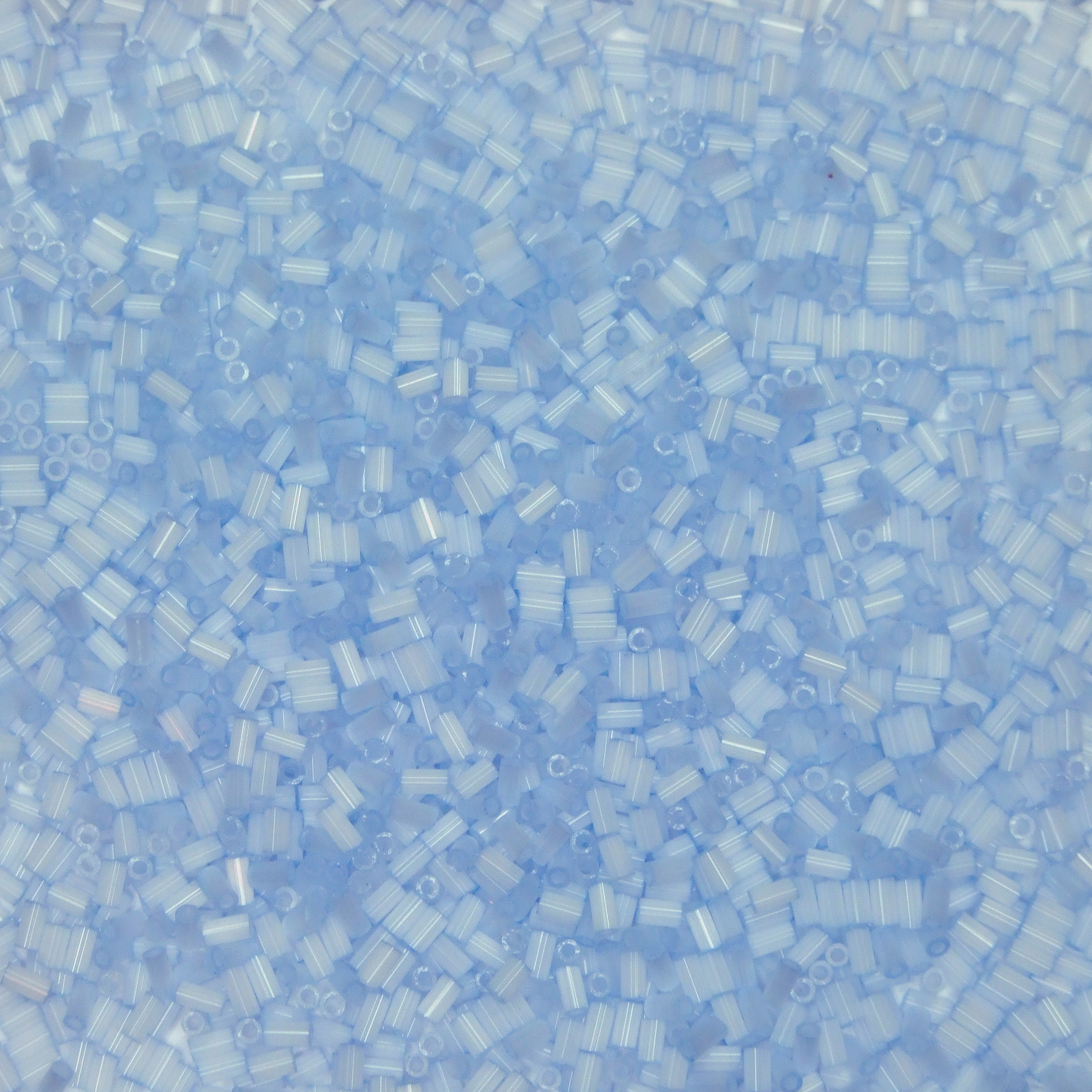 TOHO Bugle Seed Beads 1452 Satin Blue 3mm beads mouse