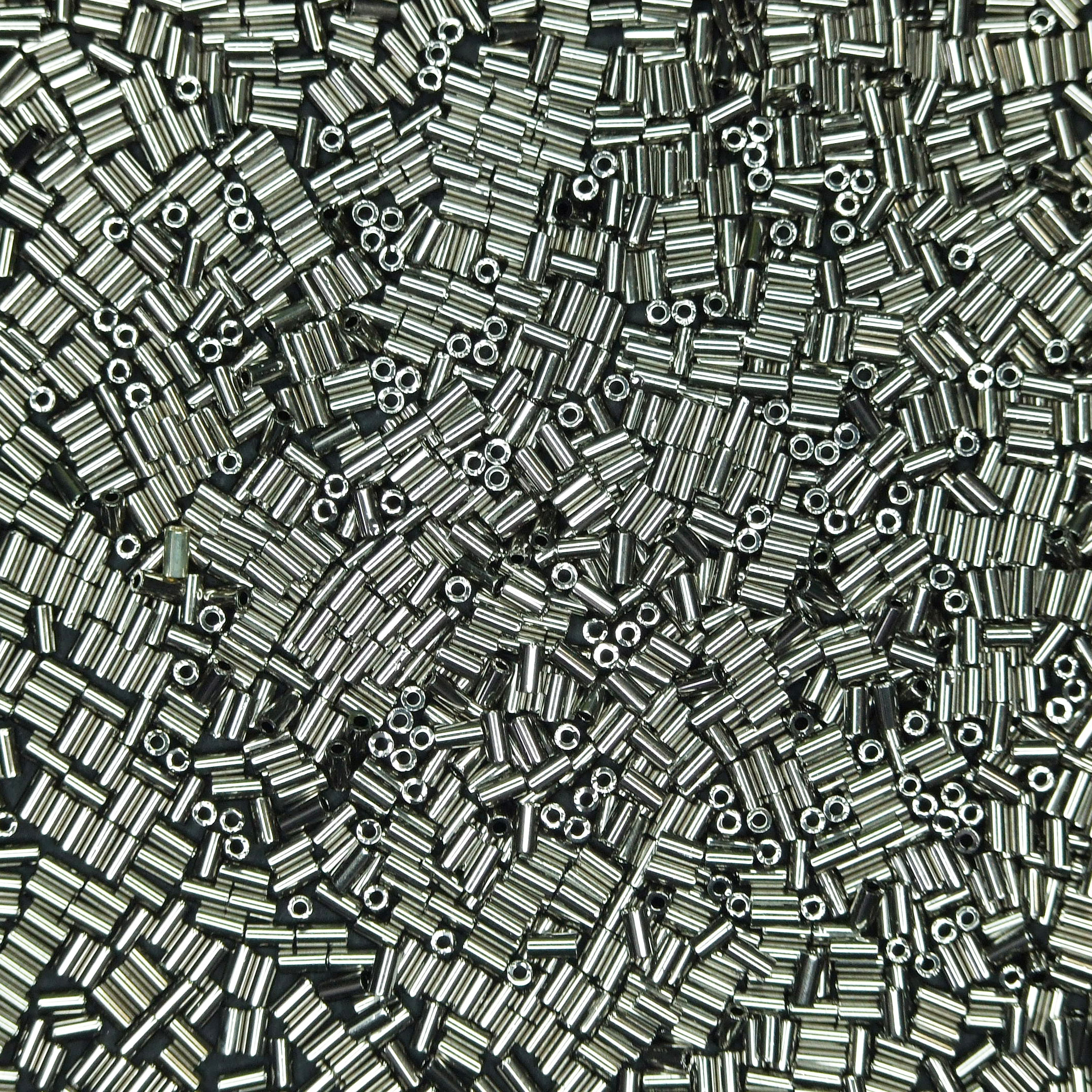 TOHO Bugle Seed Beads 711 Nickel 3mm beads mouse