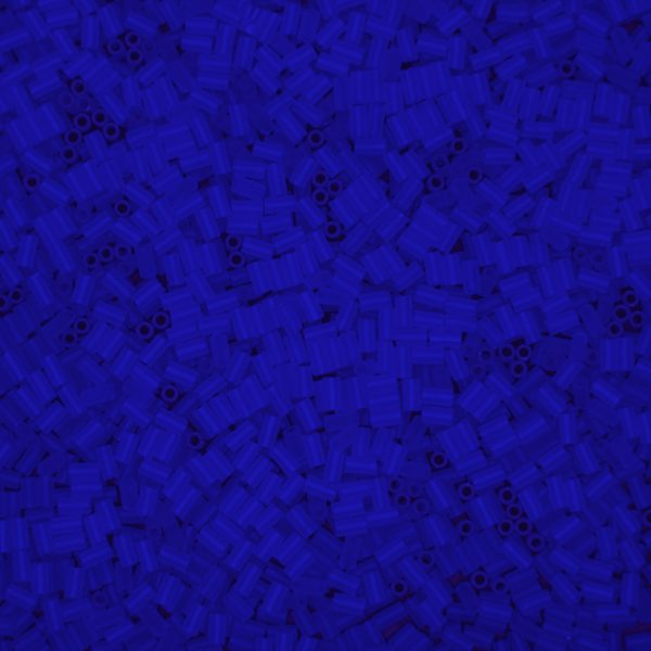 TOHO Bugle Seed Beads 8DF Transparent Frosted Cobalt 3mm - Image 2
