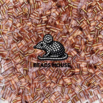 TOHO Bugle Seed Beads Y851 HYBRID Apollo 3mm beads mouse