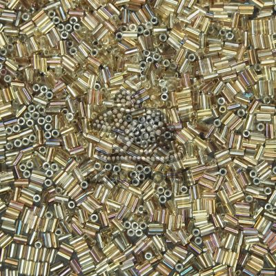 TOHO Bugle Seed Beads Y871 HYBRID Twilight Crystal 3mm beads mouse